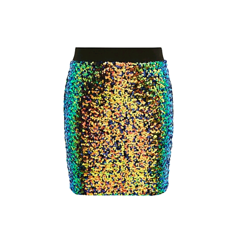 Torrid Multi Sequin Mini Skirt